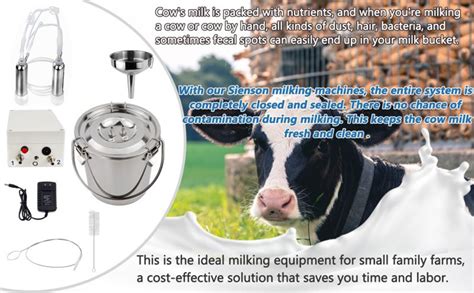 Amazon Cow Milking Machine 3L Automatic Pulsation Vacuum Pump