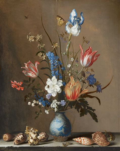 Flowers In A Wan Li Vase With Shells By Balthasar Van Der Ast Kalligone