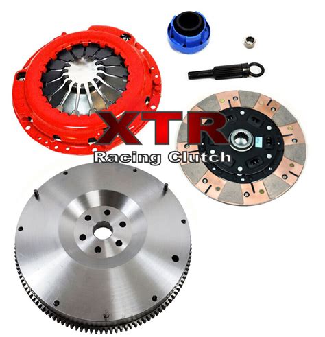 XTR DUAL FRICTION CLUTCH KIT CHROMOLY FLYWHEEL For MAZDA B2300 B2500 2