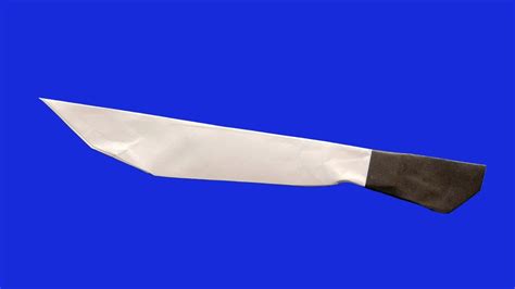 Couteau Origami Comment Faire Un Couteau En Papier Machette