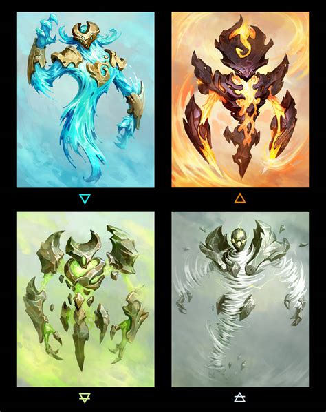 Four Elementals Rconceptart