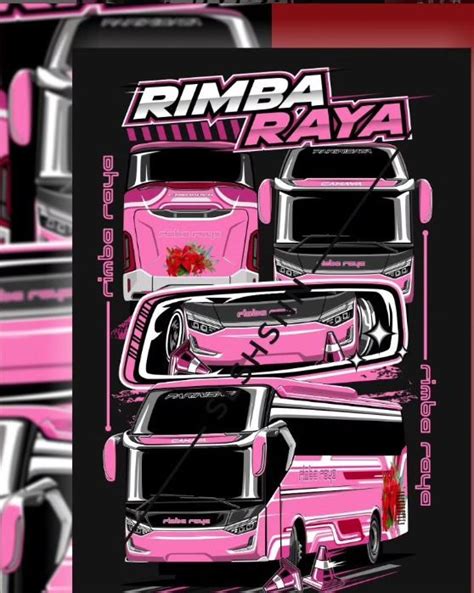 Jual Stiker Bus Mania Bus Artis Rimba Raya Laser Sticker Jakarta