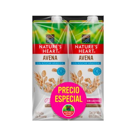 Bebida De Avena Natures Heart Sin Azúcar X2und Tiendas Jumbo