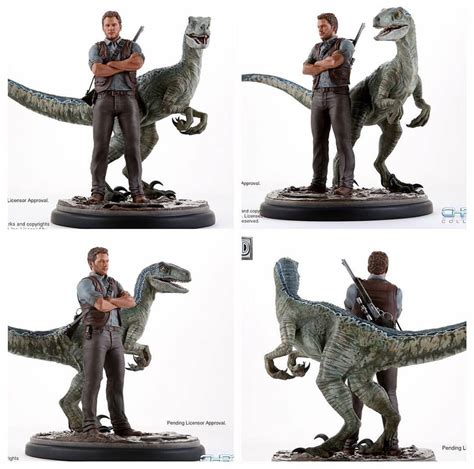 Chronicle Announce 19 Scale Owen And Blue Jurassic World Statue Jurassic World 3 News