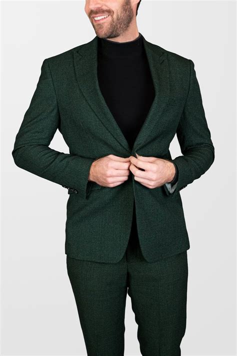 Cavani Caridi Olive Tweed Check 3pc Suit At Revolver Menswear