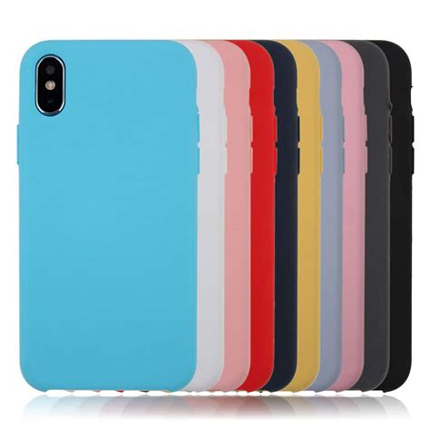 iPhone X Silicone Case - Black - Shockproof - iPhonecaseUK