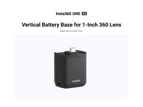 Buy 1 Inch 360 Vertical Battery Base Insta360 ONE RS Insta360