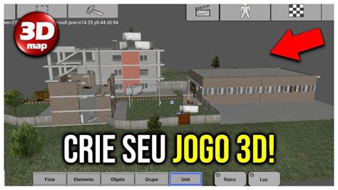 COMO CRIAR UM JOGO 3D NO CELULAR CRIANDO UM JOGO NO 3D MAP 3D MAP