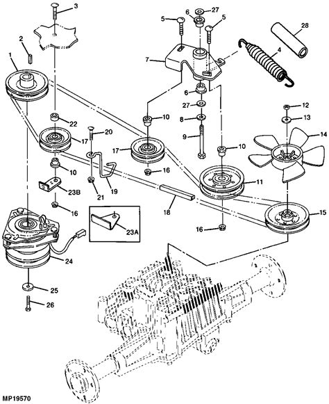 John Deere Model A Parts Diagram X534 Deere X584 Mower Remin