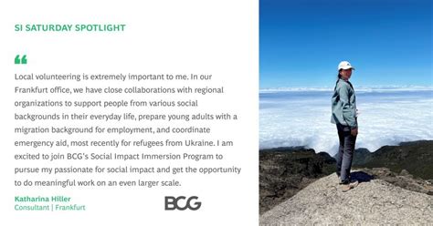 Katharina Hiller On Linkedin Happy To Be Featured In Bcg‘s Social