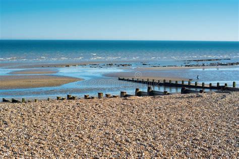 Bexhill On Sea Beach In Low Tide Stock Image Image Of Bexhill Sussex