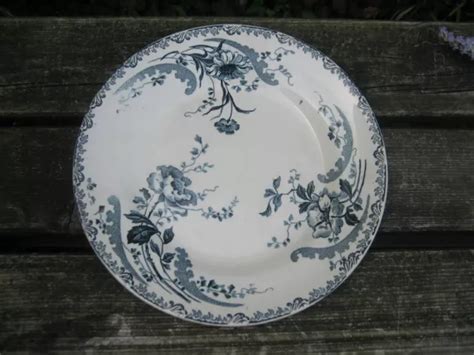 ANCIENNE ASSIETTE FAÏENCE HB Cie Terre de Fer modèle Pornic EUR 12 50