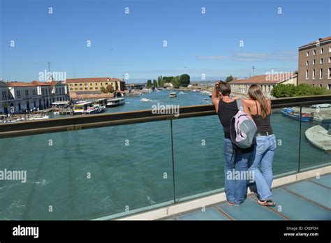 Pedestrian bridge over Canal Grande, Piazzale Roma, Venice, Venice ...