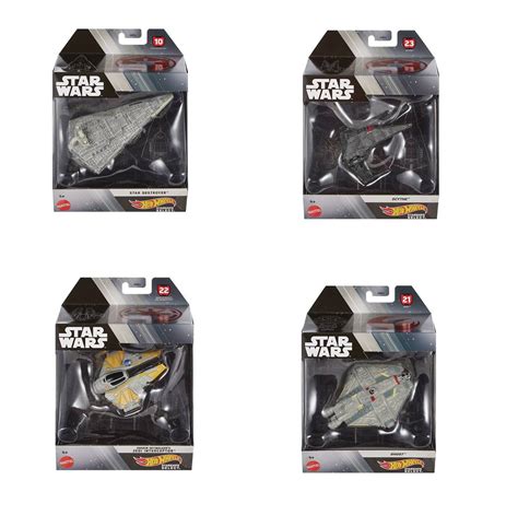 Nov Hot Wheels Star Wars Starships Selects Wave Asst