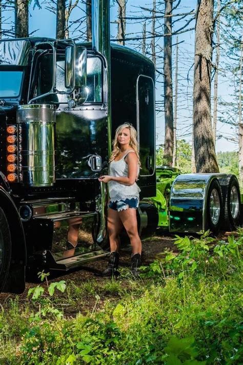 393 Best Trucker Girls Images On Pinterest Big Trucks Biggest Truck