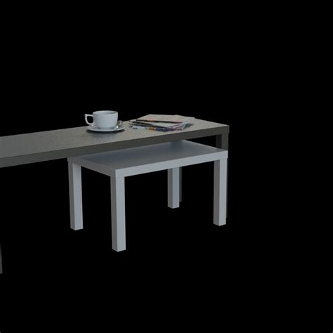 Lack Nesting Table 3d Model Cgtrader