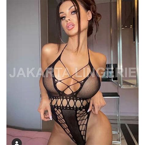 Jual Jakarta Lingerie Sexy HOT Girl Bodystocking JLK615 Baju Tidur