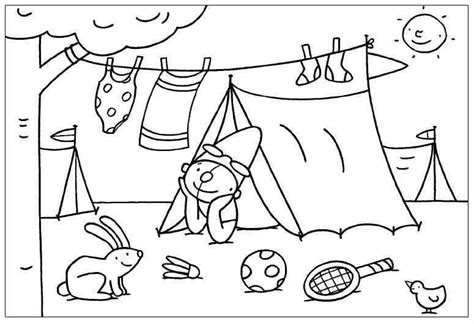 Kleurplaten Kleuters Zomer