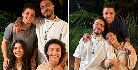 Ronaldo Posta Foto Os Quatro Filhos Reunidos E Diverte A Web Tem