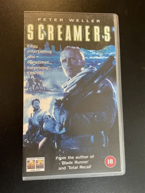 Screamers Vhs Peter Weller Roy Dupuis Jennifer Rubin Horror