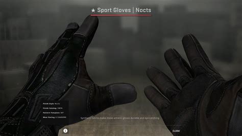 CSGO Sport Gloves Nocts Minimal Wear Unboxing Case 1041 YouTube