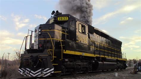 Seaboard Coast Line Emd Sd45 Cold Start And Light Engine Move Youtube