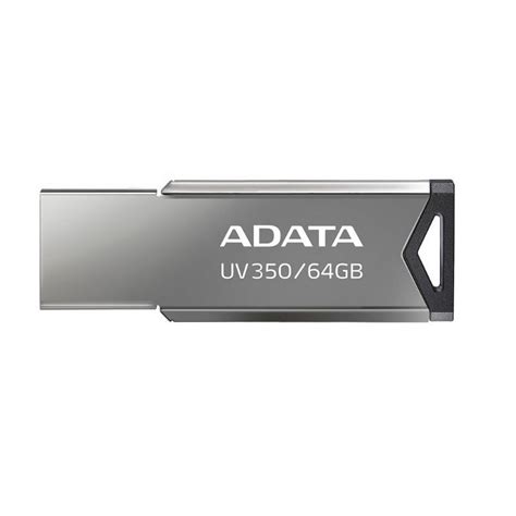 ᐅ ADATA Memoria USB 64GB Plata Modelo AUV350 64G RBK de Adata