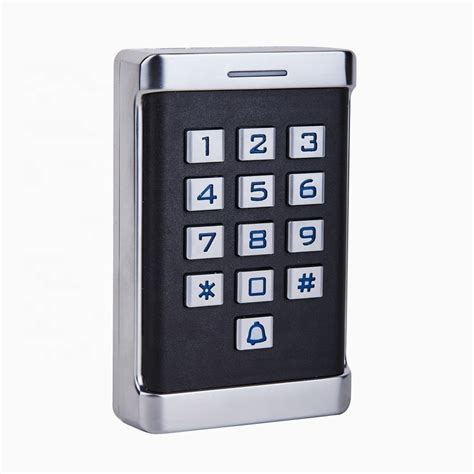 Waterproof Metal Case Rfid Khz Keypad For Door Lock System Stand