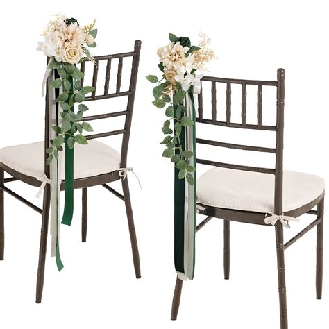 Amazon Ling S Moment Wedding Aisle Pew Artificial Flowers