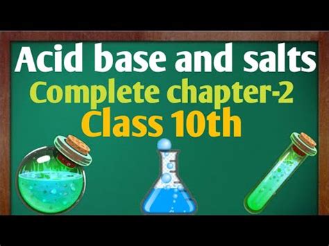 Acid Base Salts Complete Chapter Class Th Science Cbse