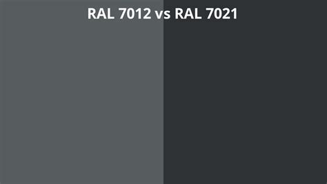 Ral 7012 Vs 7021 Ral Colour Chart Uk