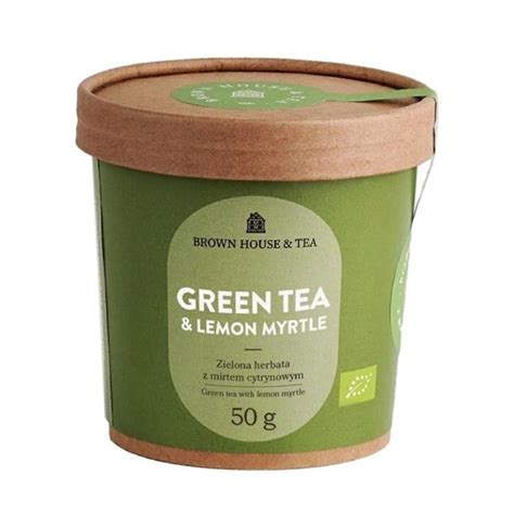 Brown House Green Tea Lemon Myrtle Zielona Herbata Z Mirtem