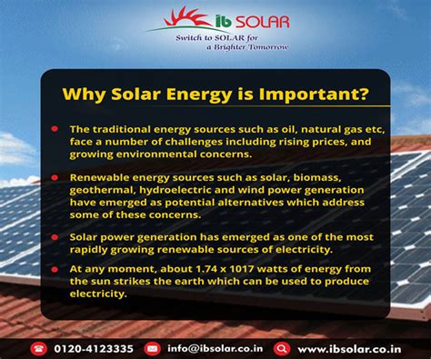 Why Solar Energy Is Important Ib Solar