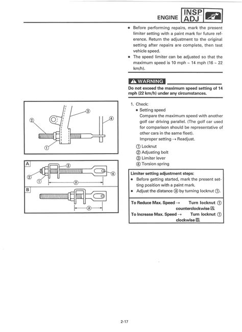 Yamaha Electric Golf Cart Service Manual 6