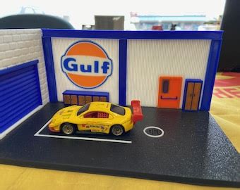 Falken Garage Diorama To Hot Wheels Matchbox Etc Only Digital Format Etsy