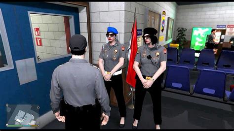 Siswa Polisi Bintara Latihan Kerja Di Polresta Los Santos Gta Gta V