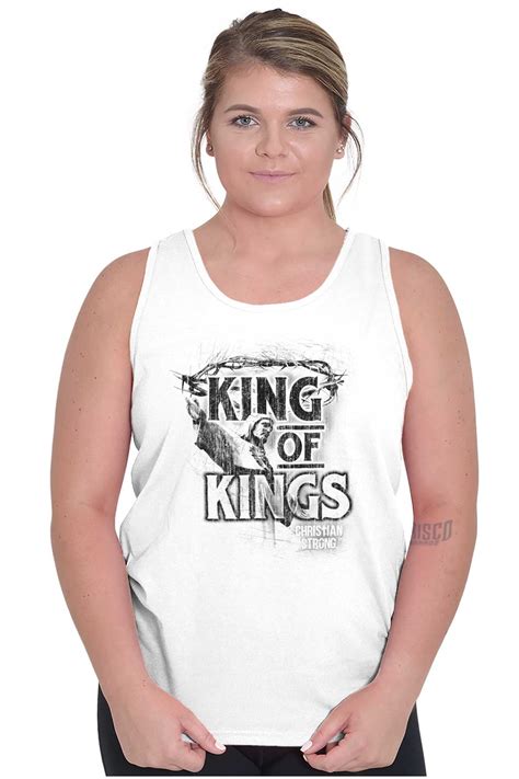 King Of Kings Jesus Christ Religious Tank Top T Shirts Men Women Brisco