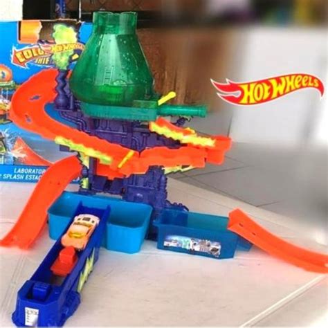 Pista Hot Wheels Estação Cientifica Mattel Bizu das Promoções