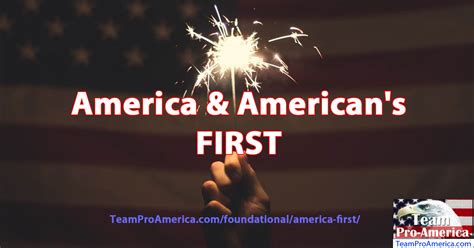 America & American’s First - Team Pro-America