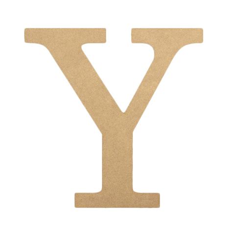 10 Decorative Wood Letter Y Ab2049