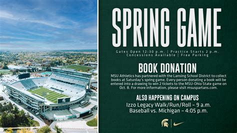 REMINDER: Michigan State Football Spring Game on Saturday | MSU Health ...