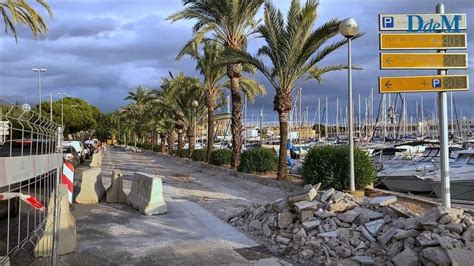 große Verwandlung des Paseo Marítimo in Palma de Mallorca hat begonnen