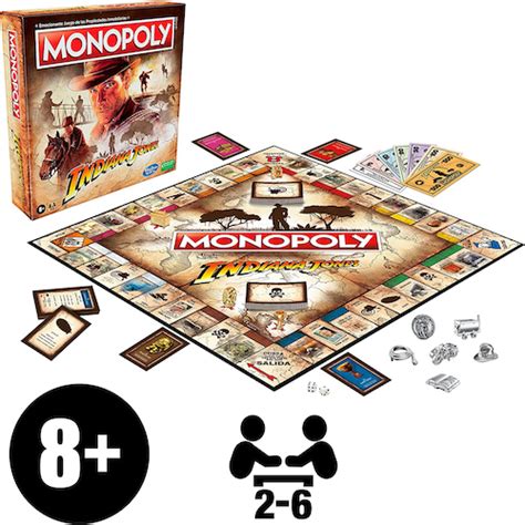 Hasbro Monopoly Indiana Jones Edition Game Released Mousesteps