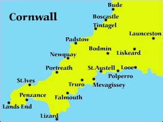 Map Of Cornwall