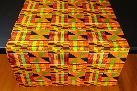 Kente Table Runner African Print Home Decor Ankara Print Etsy