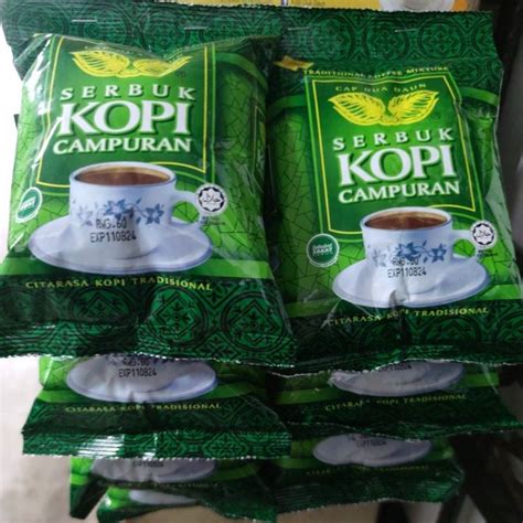 Serbuk Kopi Cap Dua Daun Shopee Malaysia