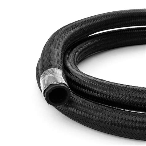 Speedmaster Black 15ft X 12an Nylon Braided Hose Line