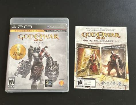 God Of War Saga Playstation 3 Ps3 Complete 2 Disc Set Tested Works Free Shipping 711719990697 Ebay