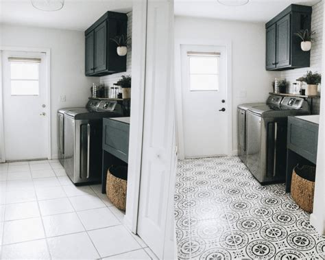 Painting Kitchen Floor Tiles Before And After Things In The Kitchen