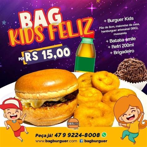 Menu Em Bag Burguer Restaurante Navegantes